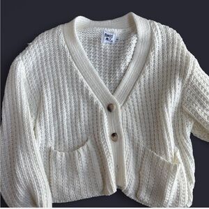 Princess Polly Cream Knit Cardigan